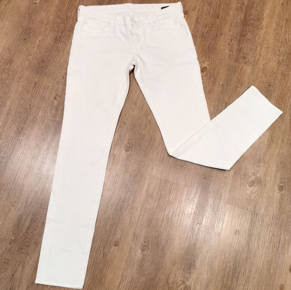 7 for all Mankind cotton white jeans - Picture 3 of 8